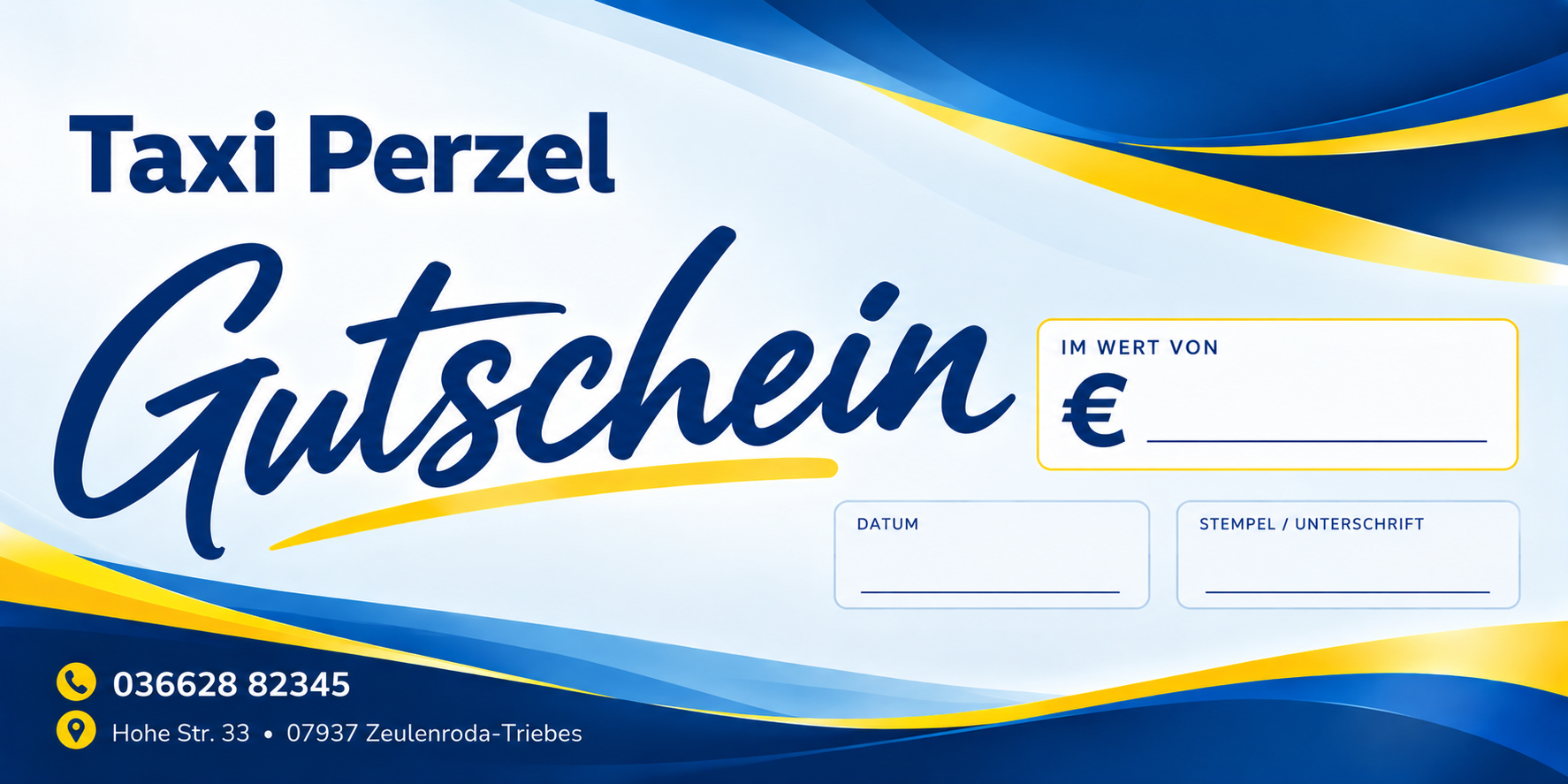 Taxigutschein Perzel